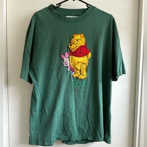 vintage disney store embroidered winnie the pooh tee